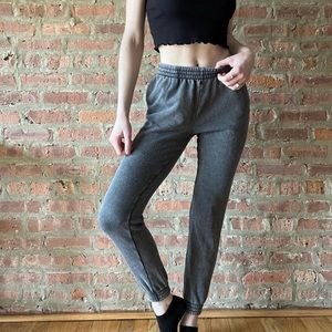 PINK gray sweatpants / PINK gray joggers